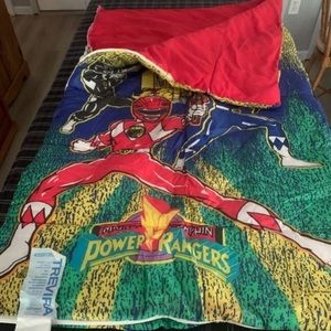 Vintage Mighty Morphin Power Rangers sleeping bag